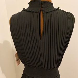 Sheer pleated lined Nannette Lapore dress.
